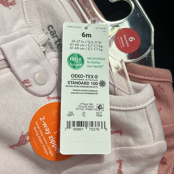 Carter’s just one you 2 pack of sleepers - Picture 3 of 3